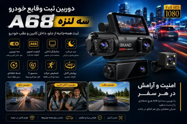 دوربین ثبت وقایع خودرو A68